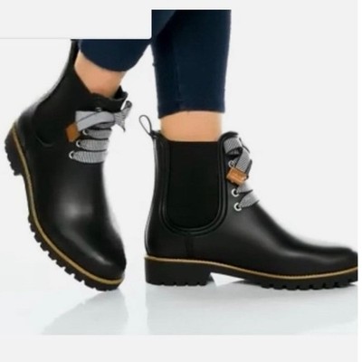 NWOB Bernardo Zina 2 Rain Boots in Black SZ 8