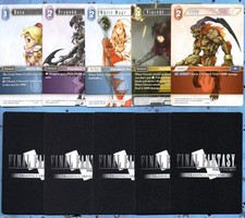 Final Fantasy TCG Opus 1, 2 & 3 Cards - YOU PICK - Non-Foil Common & Rare