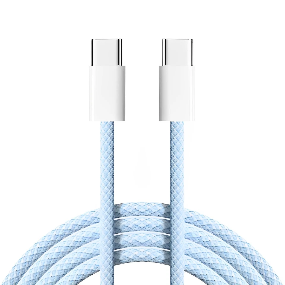 USB-C Fast Charging Cable 60W PD | Braided | Apple | Google | Samsung | Laptop - Image 2 of 4