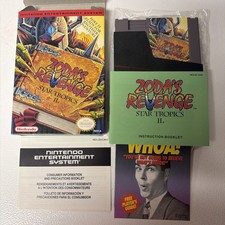 Zoda's Revenge: Star Tropics II for NES Nintendo Complete In Box CIB + Manual 