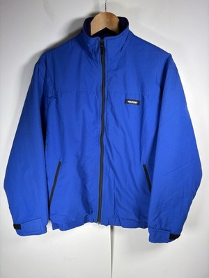 Rohan Jacke Herren klein blau Micro weich Eskimo Fleece gefüttert Outdoor Wandern UK