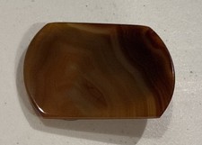 Geode Slab Agate Stone Belt Buckle