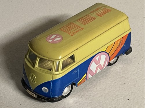 Assorted VW Split Screen 1962 Volkswagen Kombi Camper surfboard 1:32 KINSMART - Picture 13 of 18