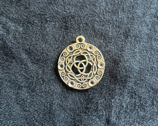 Secrets of The Illuminati Alchemy Glyph Silver Pendant Paranormal Attract Money