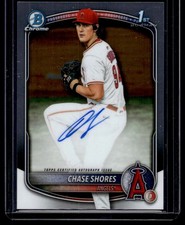 CHASE SHORES 2025 BOWMAN DRAFT CHROME #CPA-CS AUTO