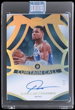 2024-25 Panini Eminence Giannis Antetokounmpo Curtain Call Diamond Auto /5