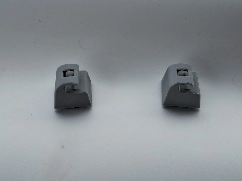 2 clipes de retenção Jaguar XJ8 XJ6 XJR XJS 1995-2003 suporte para viseira solar HMD1084AAEEE - Imagem 2 de 4