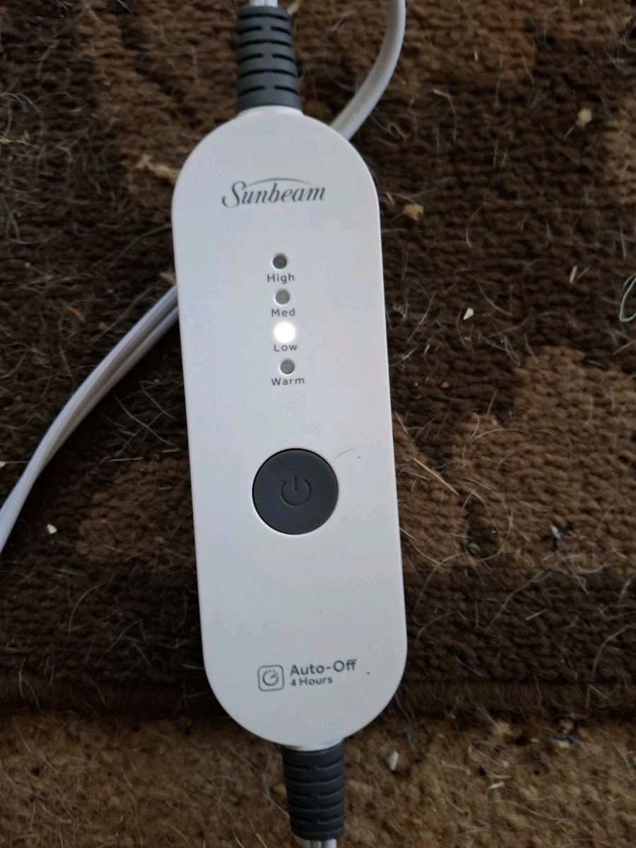 Sunbeam Electric Blanket Controller Control Prong, Hr Auto Off