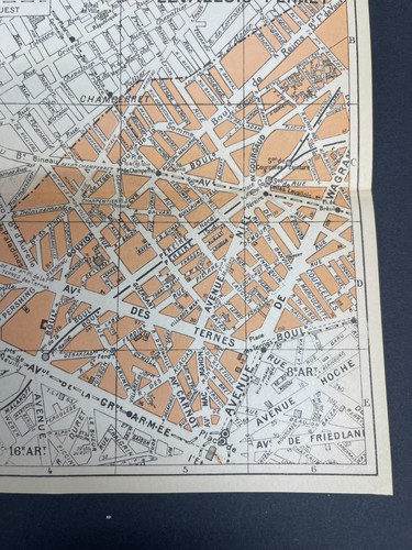 Paris, Frankreich, Französisch, Landkarte, Batignolles-Monceau, 17. Arrondissement - Bild 7 von 7