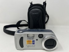 Sony Cyber-shot DSC-P51 2.0 MP Digital Camera Silver TESTED Case