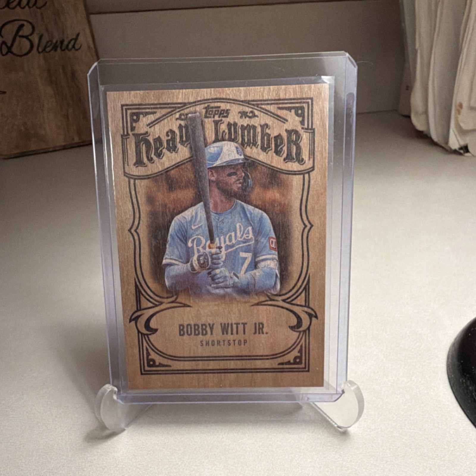 2025 Topps Series 1 Heavy Lumber Bobby Witt Jr. Royals #HL-9
