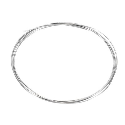 Titanium Wire, 10 Feet x 1.2mm 17 Gauge TA2 Titanium Soft Wire, Silver Tone