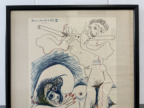 π₯ Vintage Modern PICASSO Louise Leiris PARIS Exhibition Poster - MOURLOT, 1968 - Picture 5 of 22