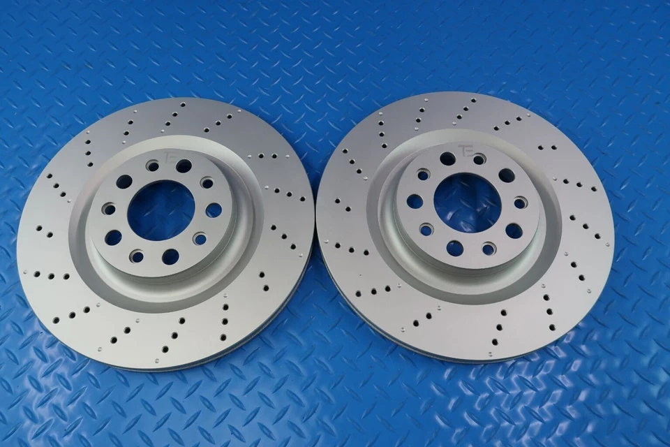 Pastilhas de freio traseiras Alfa Romeo Giulia rotores perfurados #11333 - Imagem 2 de 4