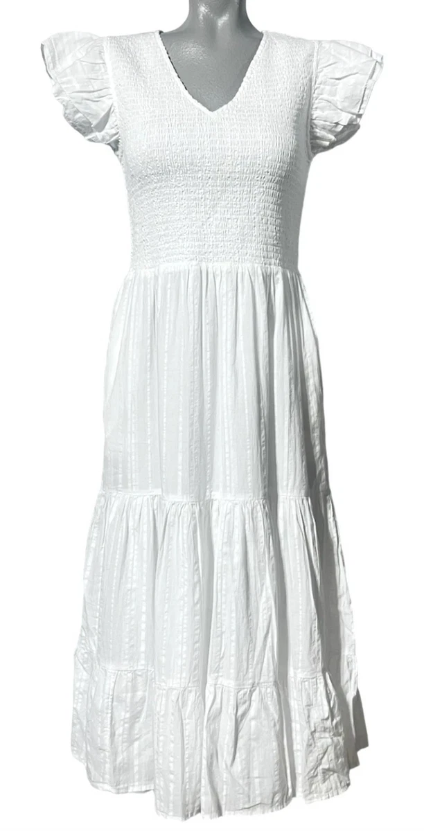 white gold evening dress Cream And Gold Chiffon Maxi Dress – self-portrait-US main image 1