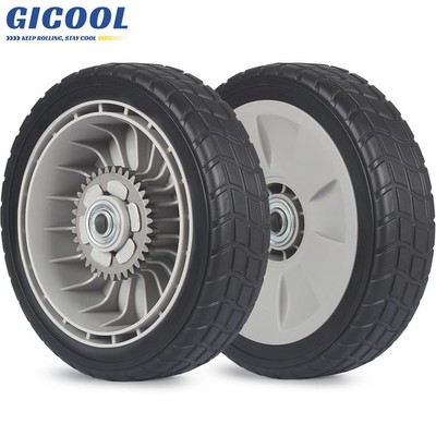 2Pk 42710-VE2-M02ZE Lawn Mower Rear Wheels, 8'' Wheels for Honda HRR216 HRS216