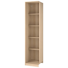 IKEA PAX Corner Add-On Unit 4 Shelves White Oak Effect 53x58x236cm