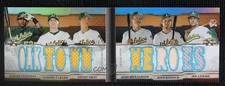 2014 Triple Threads Sapphire 2/3 Yoenis Cespedes Jarrod Parker Sonny Gray 05bt
