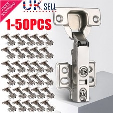 TOP Quality Full Overlay 35mm Soft Close Hinges Kitchen Cabinet Cupboard Door UK
