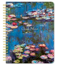 Claude Monet | 2026 6x7.75 Inch Weekly Desk Planner | Foil Stamped Cover
