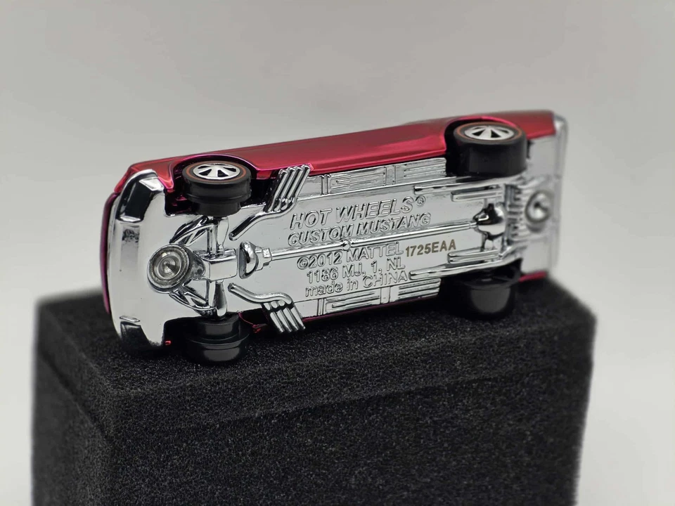 2025 Hot Wheels RLC 80th Anniversary Original Sweet 16 Ruby Red Custom Mustang - Image 4 of 4