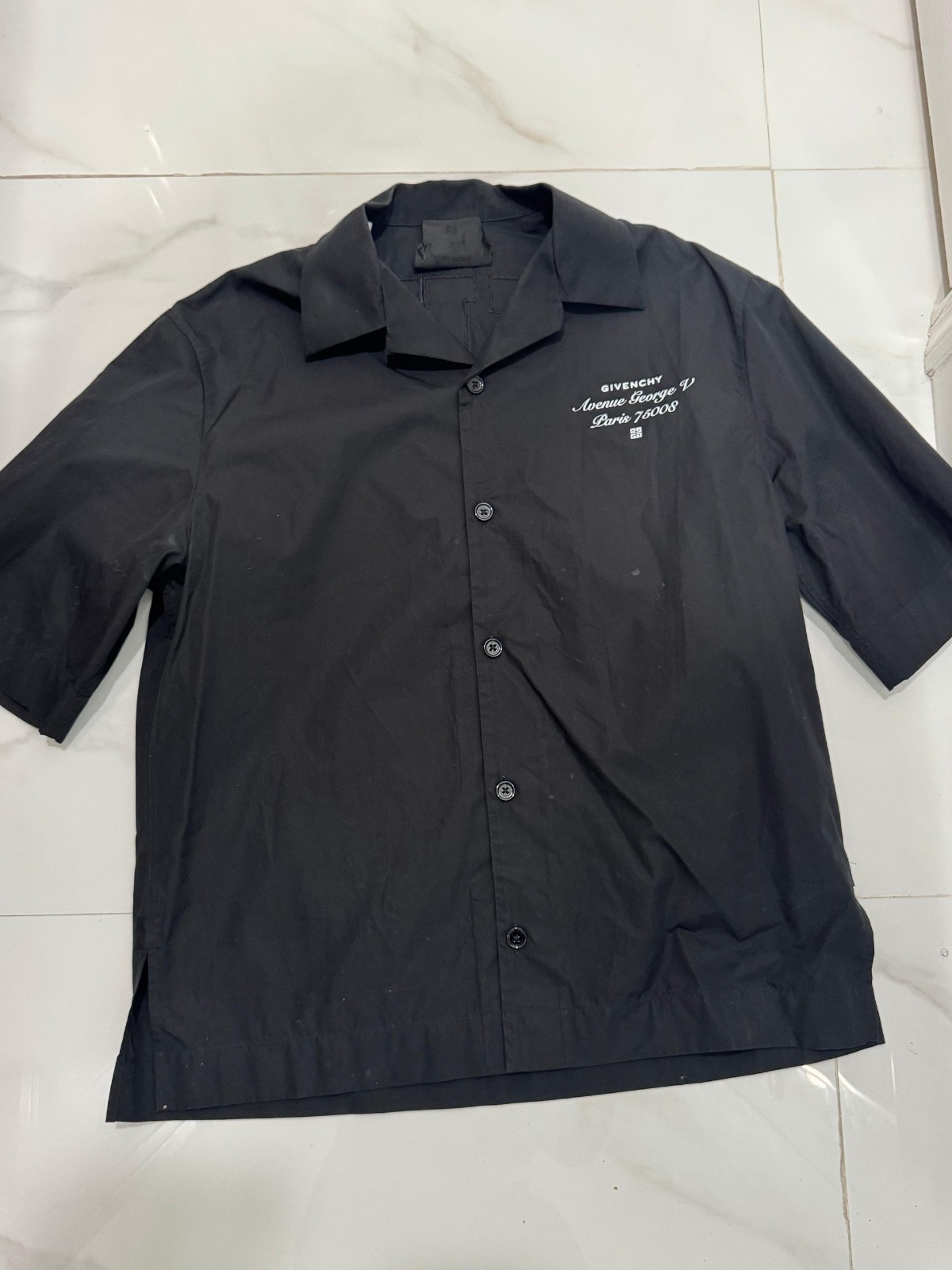 Givenchy button down short sleeve - image 1