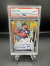 2025 Topps Finest - Cam Smith - Gold Refractor /50 RC PSA 10🔥HOT🔥