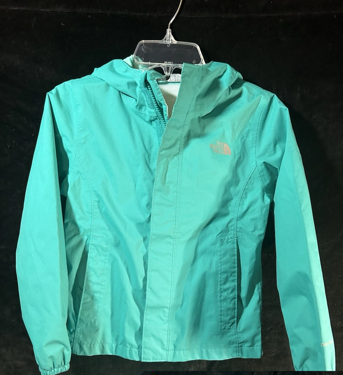 North Face Girls X-Small 6 Dryvent Rain Jacket Windbreaker Full Zip Hood
