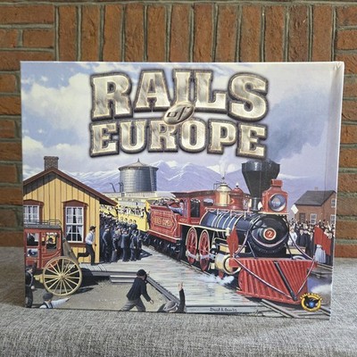 Rails of Europe - Railroad Tycoon Board Game Expansion - 100% Complete