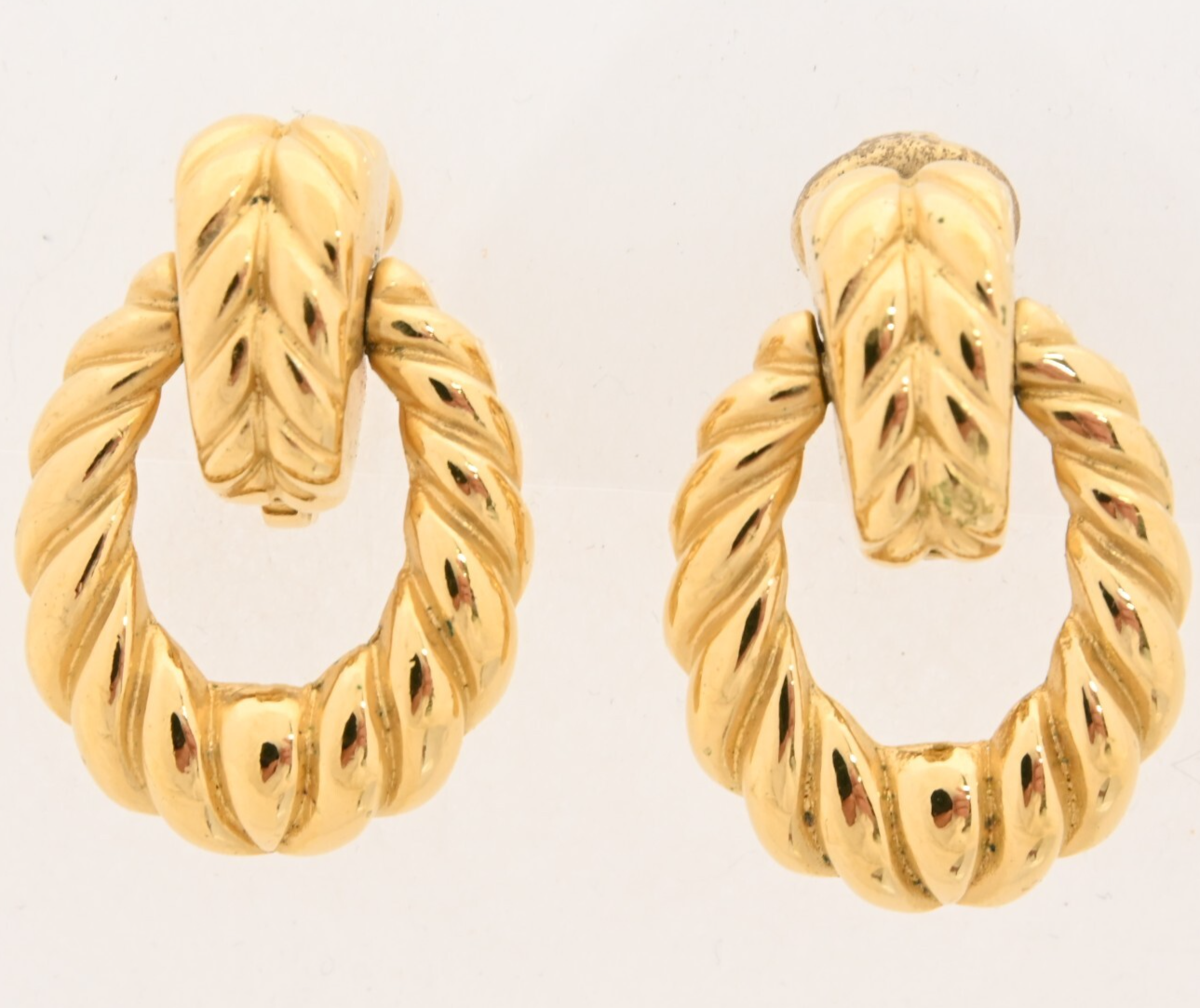 Dior Gold Earrings Auth di7905ah Luxury Accessories