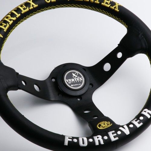 VERTEX Black JDM Car Sport Steering Wheel Horn Button - Picture 5 of 5