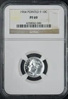 1964 Roosevelt Silver Dime - NGC PF69 Pointed 9 - ✪COINGIANTS✪