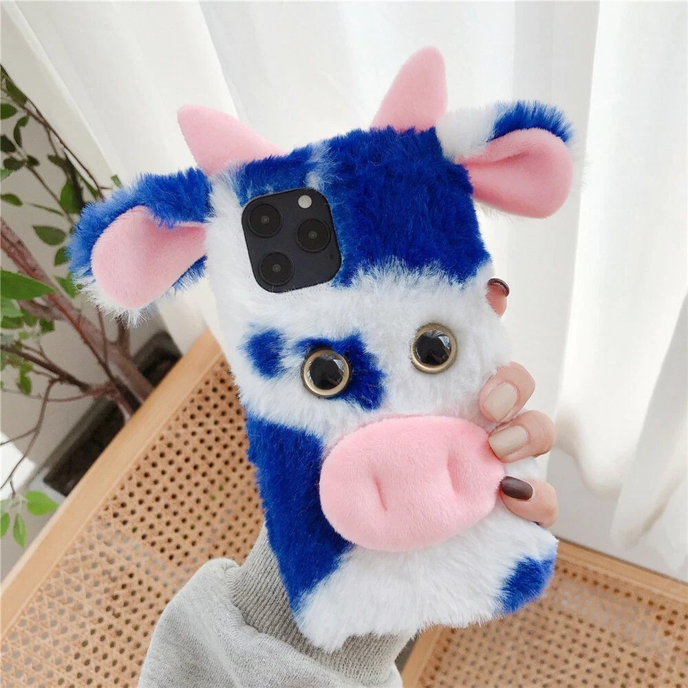 Phone Case for Galaxy S20 S20+ S20Ultra S20FE Soft Cover Fluffy Fur Skin