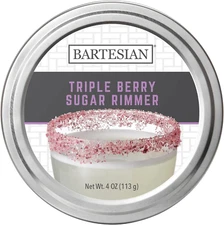 Bartesian Triple Berry Sugar Cocktail Glass Rimmer - Cocktails Glasses Sweet Rim