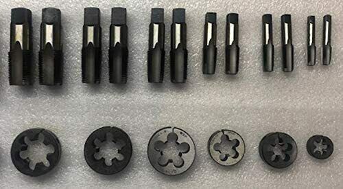 BSP/BSPP (British Standard Pipe) Tap and Die Set - 18 Piece - Picture 2 of 2