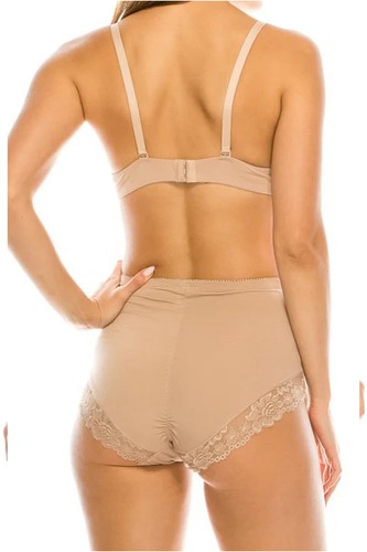 6 Calzoncillos Ropa Interior Fajas Encaje Cubierta Completa Cintura Alta S M L XL 69076 - Imagen 3 de 3