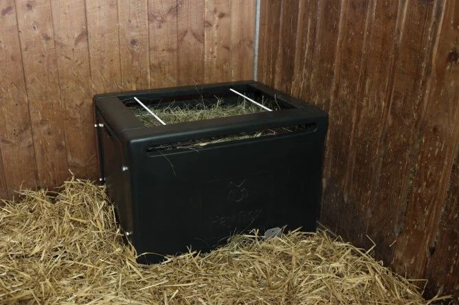 Kerbl Hay Box Heubox Futterraufe Trog Raufe Pferd Raufutterbox 8-10 kg - Bild 4 von 4