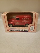 Ertl Budweiser 1950 Panel Truck Bank Die-Cast Metal