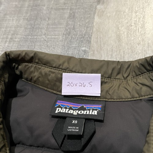 Patagonia Silent Down Camisa Chaqueta Aislada Puffer Snap Aire Libre Otoño 2019 XS - Imagen 6 de 6
