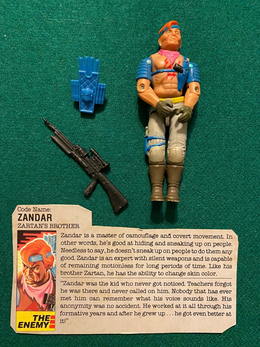 GI Joe - Zandar - 3 3/4 Figures - 1986 | eBay