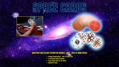 PROP TREK 23rd CENTURY PLAYING CARDS ULTRA-RARE TV STAR COSTUME