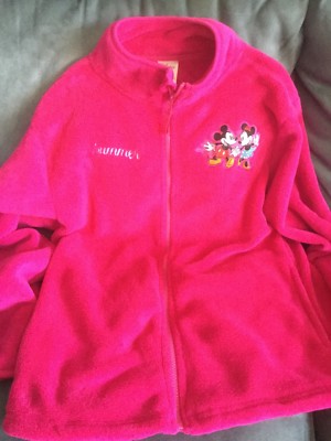 minnie mouse fleece jacket