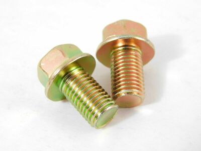 Qty 2 NOS Genuine Kawasaki Flanged Bolt 10x16 KAF KAF450 Mule UTV OEM #130H1016 
