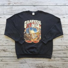 Vintage Grateful Dead Rick Griffin Crewneck Sweatshirt Size L Made in USA