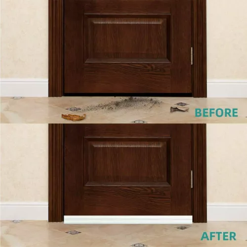 NewDoor Draft Stopper Under Door Sweep Weather Stripping Blocker Strong Adhesive - Picture 5 of 9