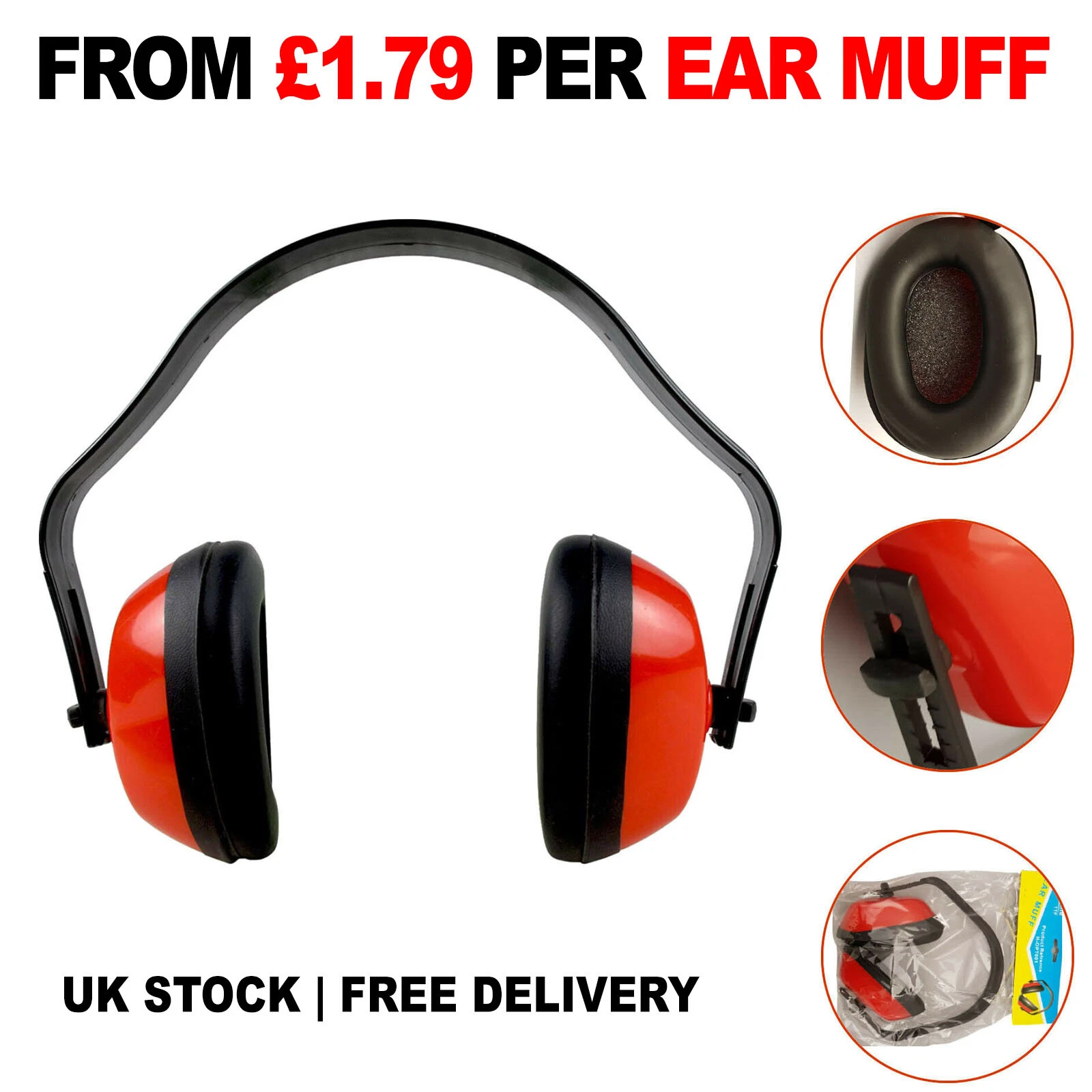 Ear Defenders 27 dB protection auditive adulte protège oreilles protection antibruit travail