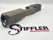 HELOT For Glock 19 custom Slide gen 1-3 NEW cerakote upper stripped F.D.E.