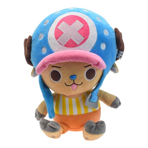 Anime One Piece Plush Toys Blue Tony Tony Chopper Stuffed Doll Kids Xmas Gifts - Picture 20 of 20