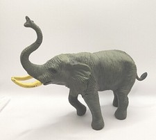 1998 Rubber Plastic Elephant With Tusk Toy Made In China