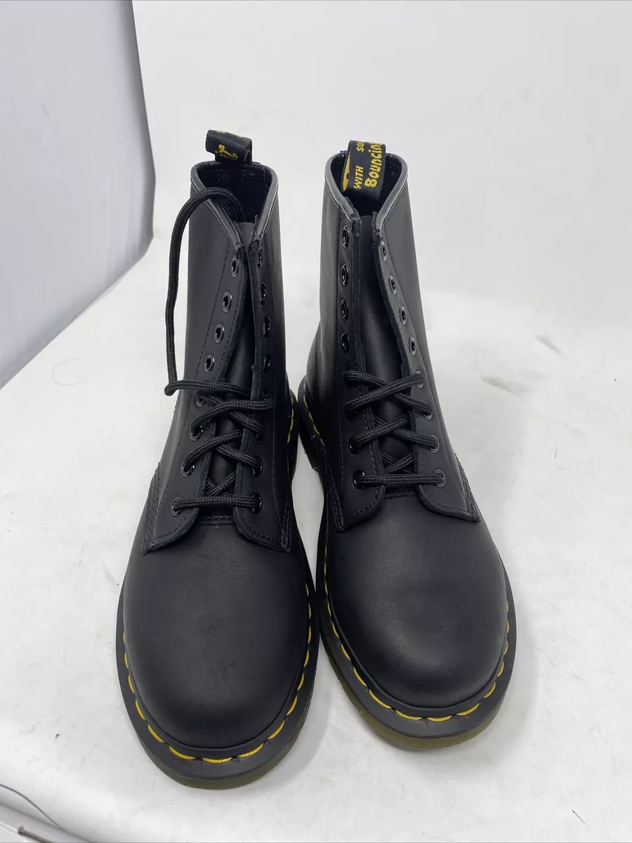 Black dr marten boots size cheap 4